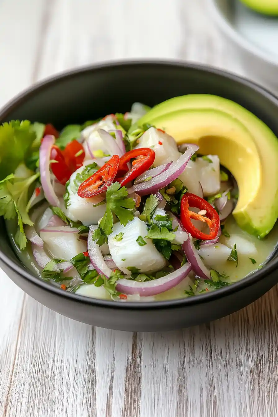 Healthy Ceviche Peruano
