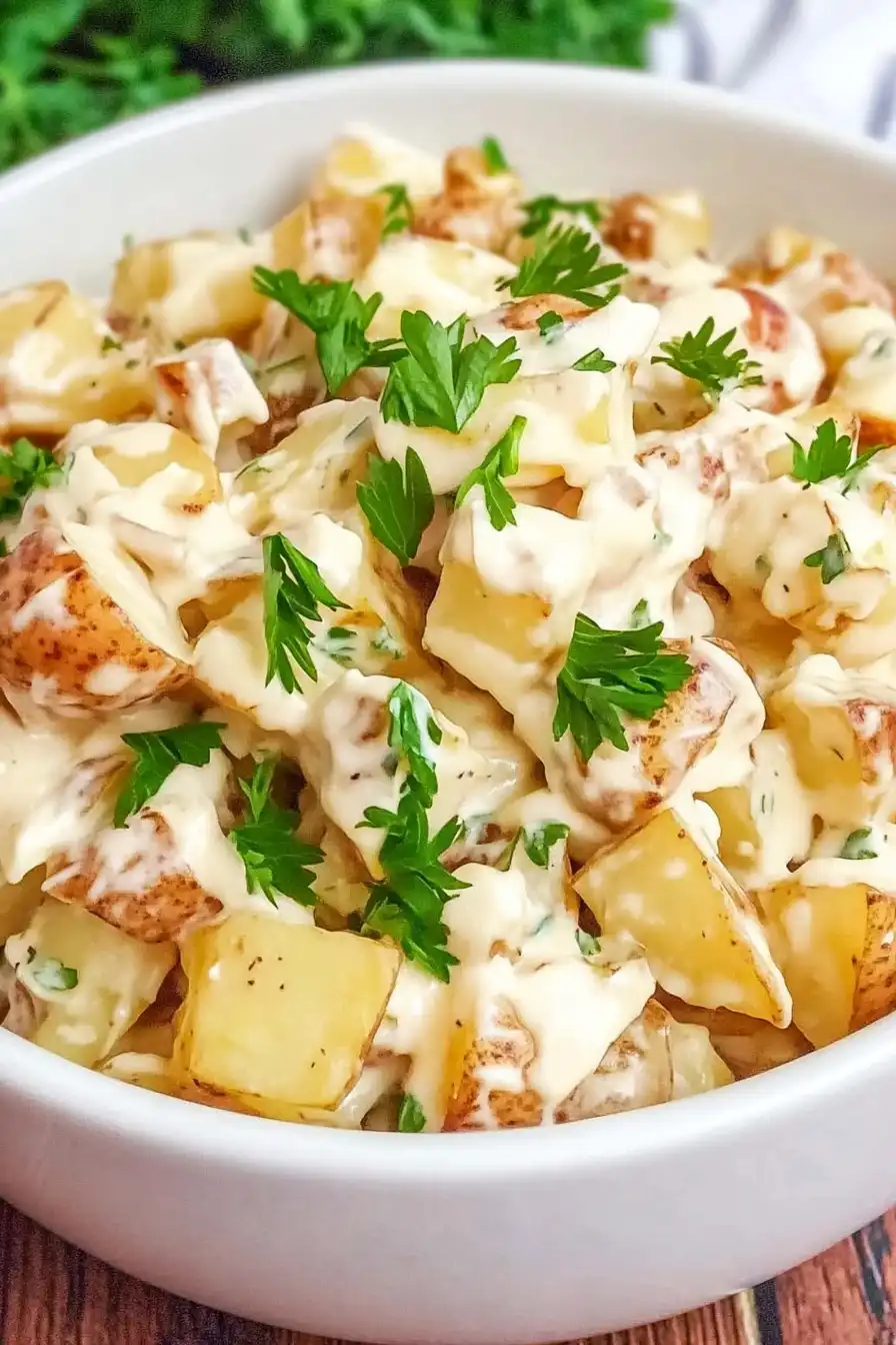 Savory Air Fryer Potato Salad
