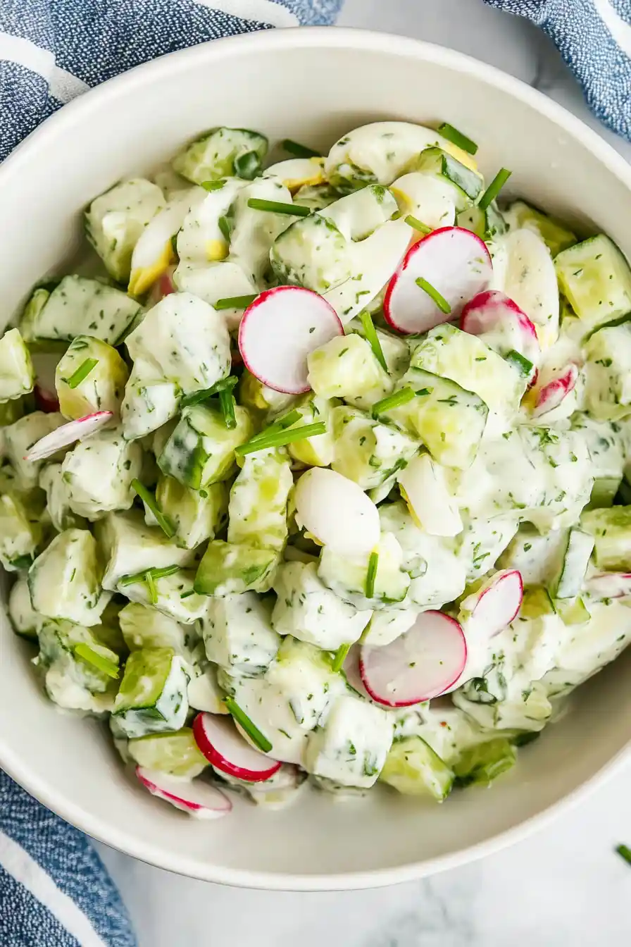 Flavorful Egg Cucumber Salad