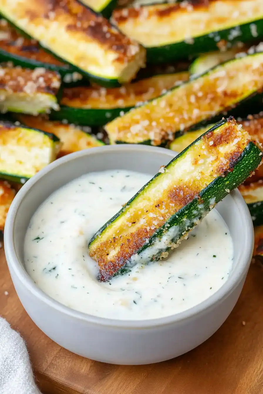 Simple Air Fryer Zucchini Fries No Breading