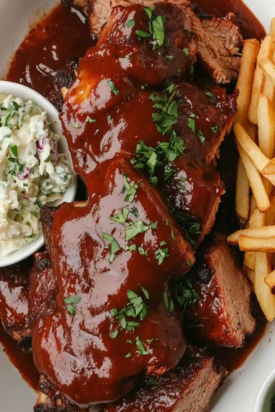 Juicy Crock Pot Boneless BBQ Pork Ribs