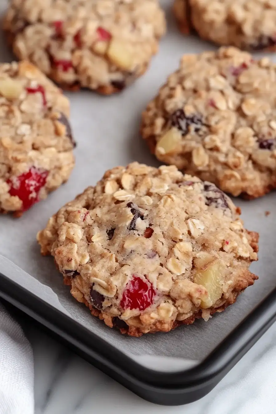 Moist Pineapple Cherry Cookies