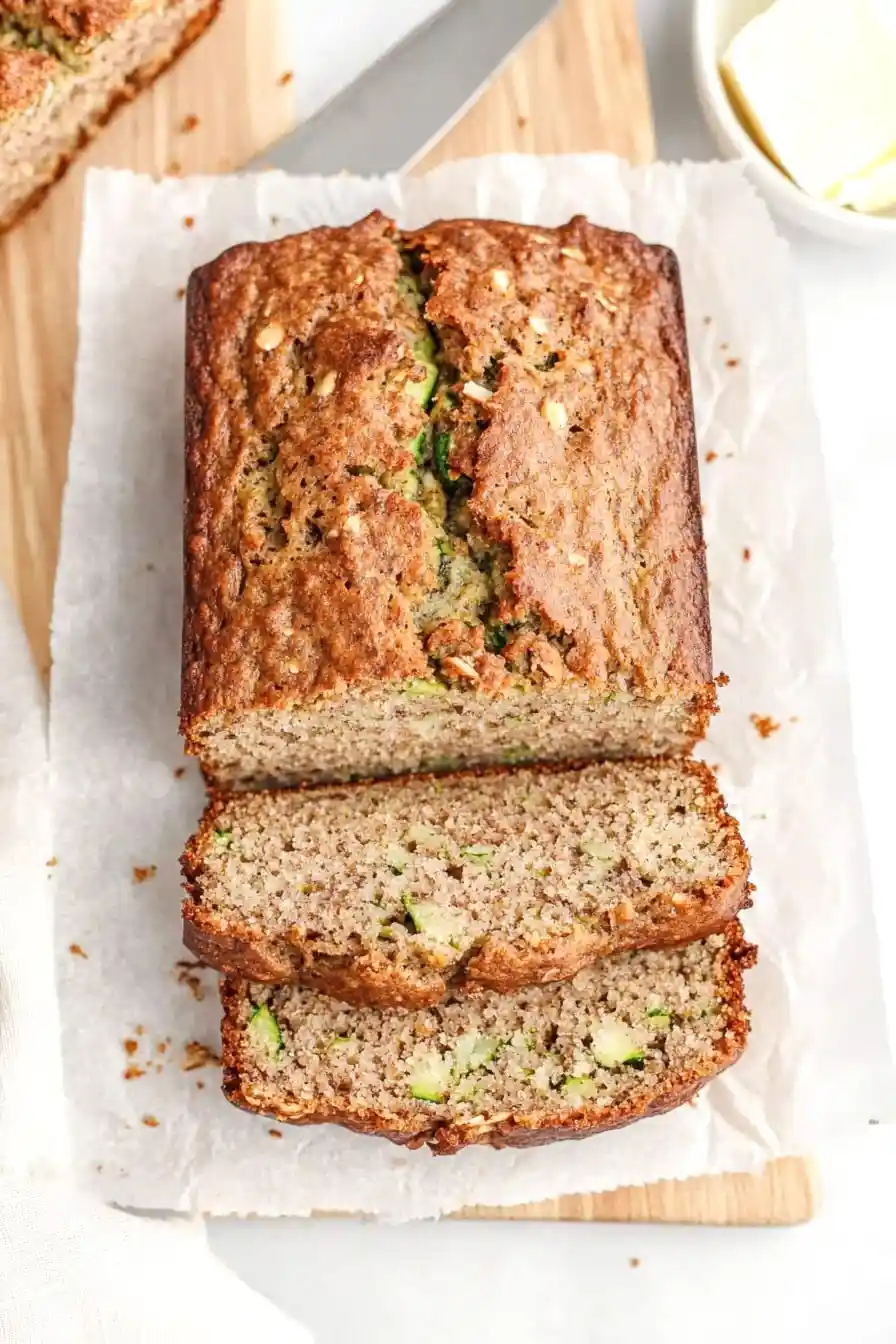 Moist Almond Flour Zucchini Banana Bread