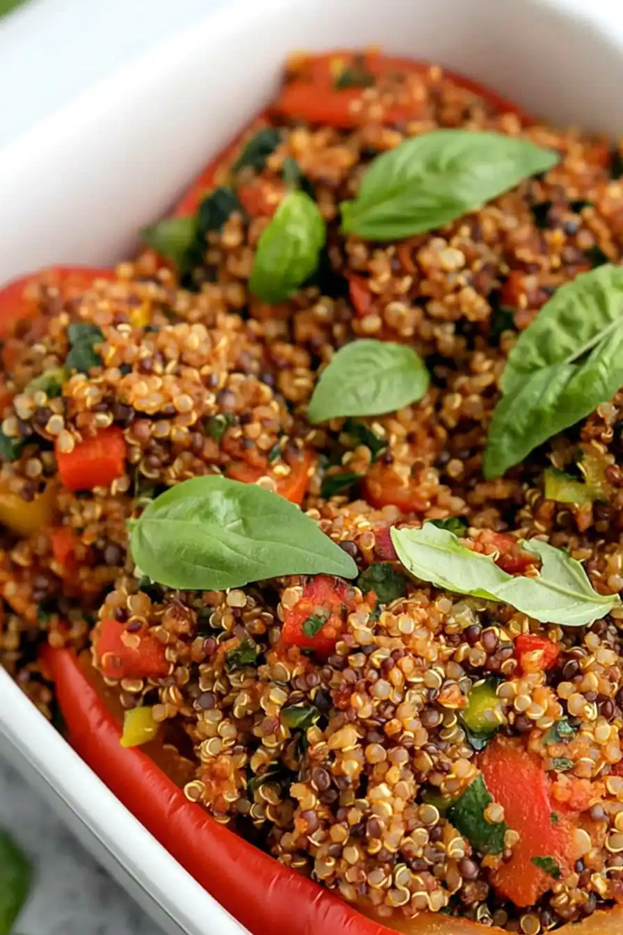 Delicious Vegan Stuffed Bell Peppers Recipe