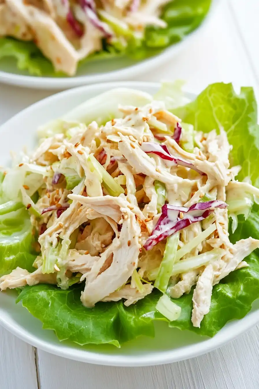 Low Carb Chicken Coleslaw