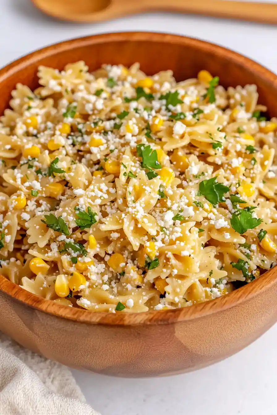 Spicy Elote Pasta Salad