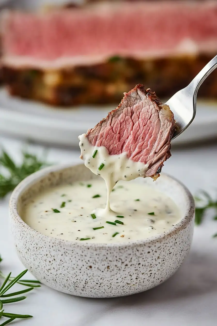 Creamy Horseradish Sauce for Prime Rib