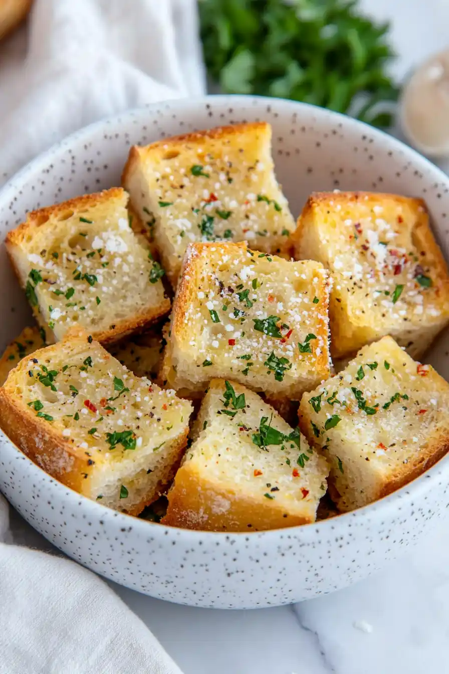 Healthy Garlic Bread Option