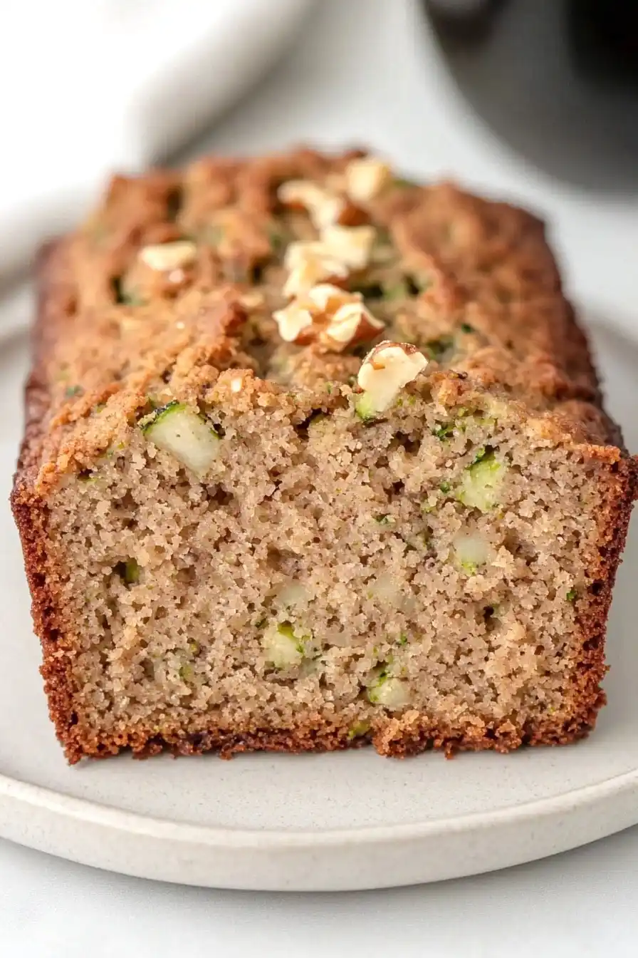Moist Almond Flour Zucchini Banana Bread