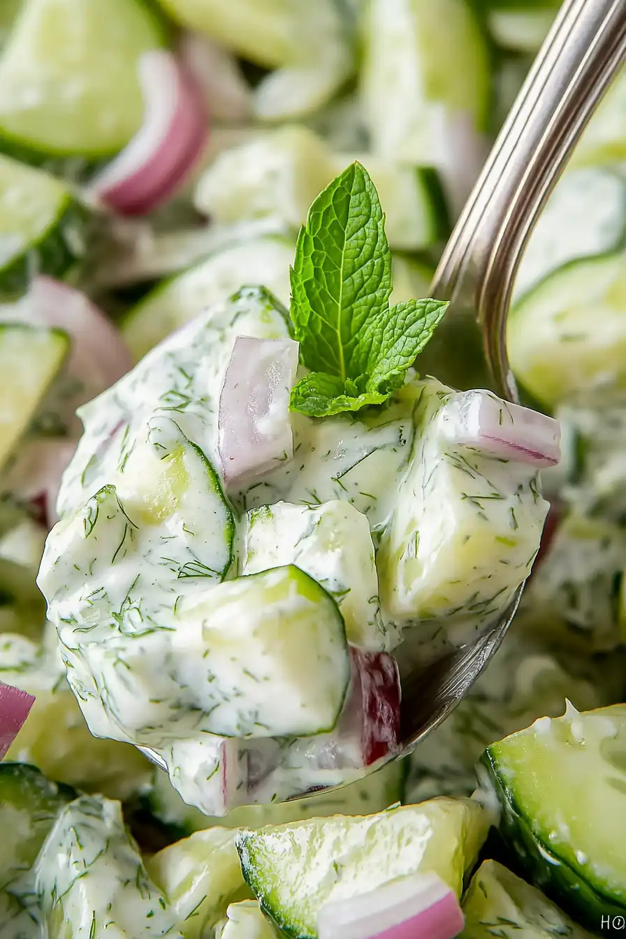Zesty Tzatziki Cucumber Salad
