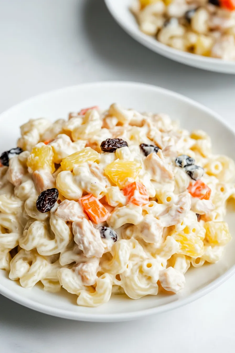 Healthy Filipino Style Macaroni Salad