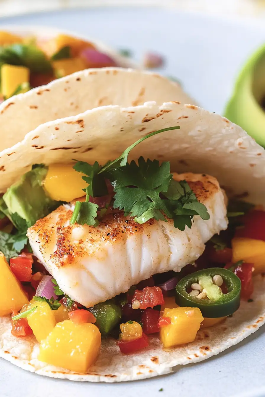 Delicious Halibut Fish Tacos Recipe