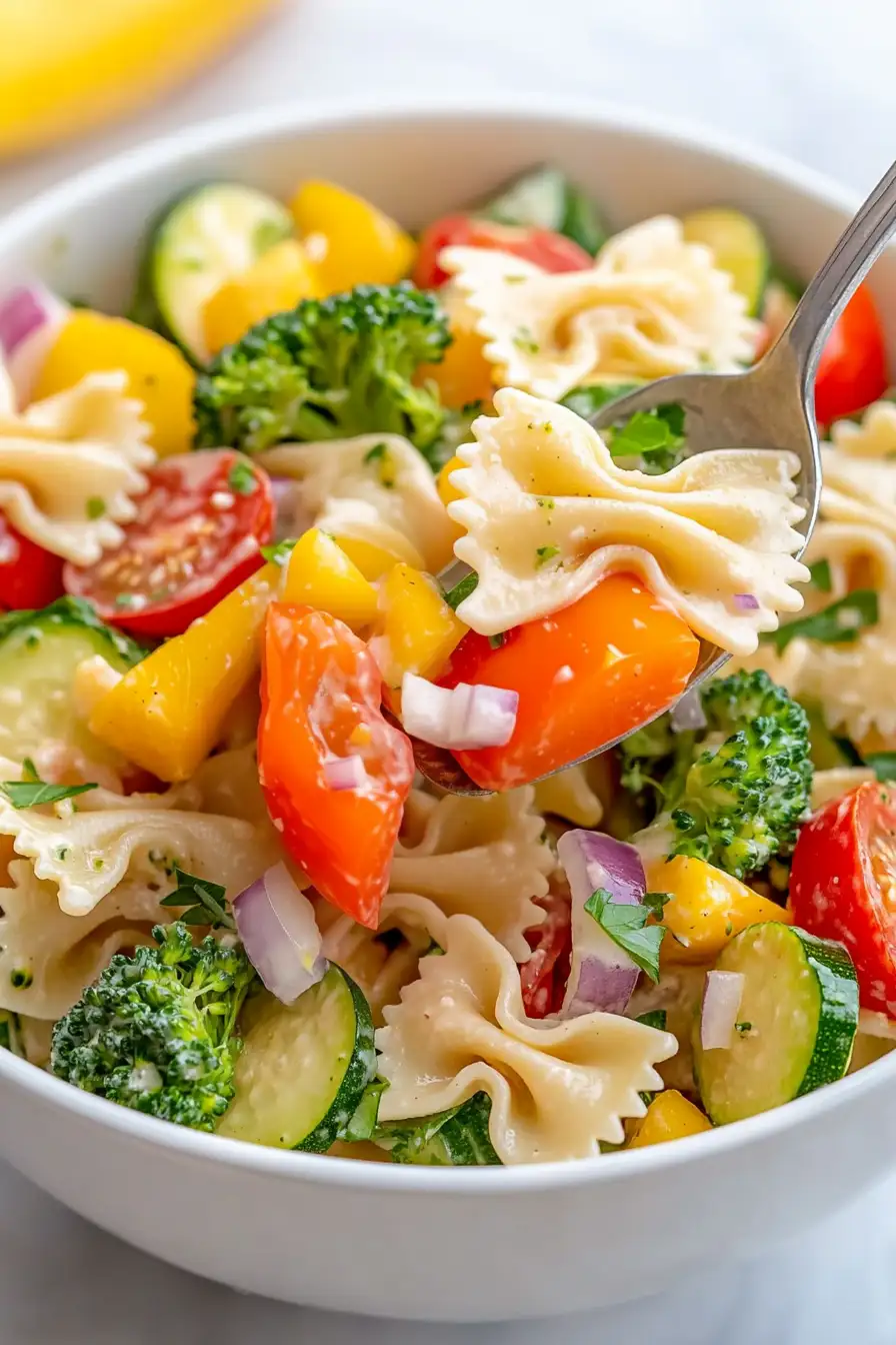 Quick Veggie Pasta Salad