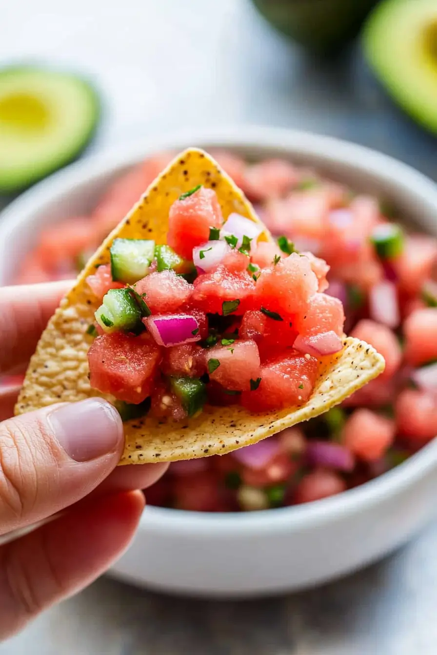 Chilled Watermelon Salsa