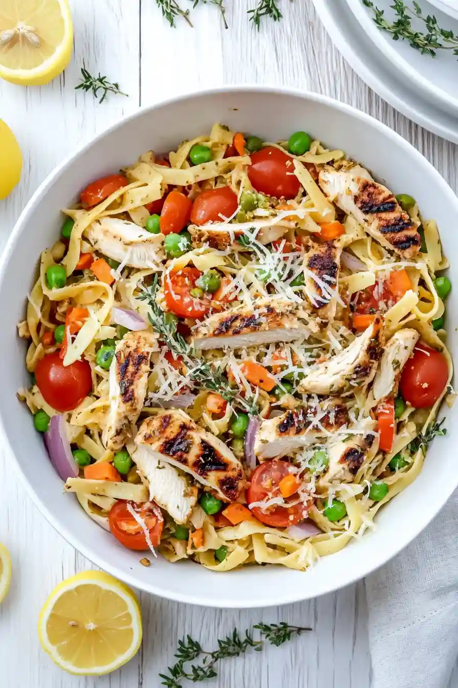 Quick Chicken Pasta Primavera Recipe