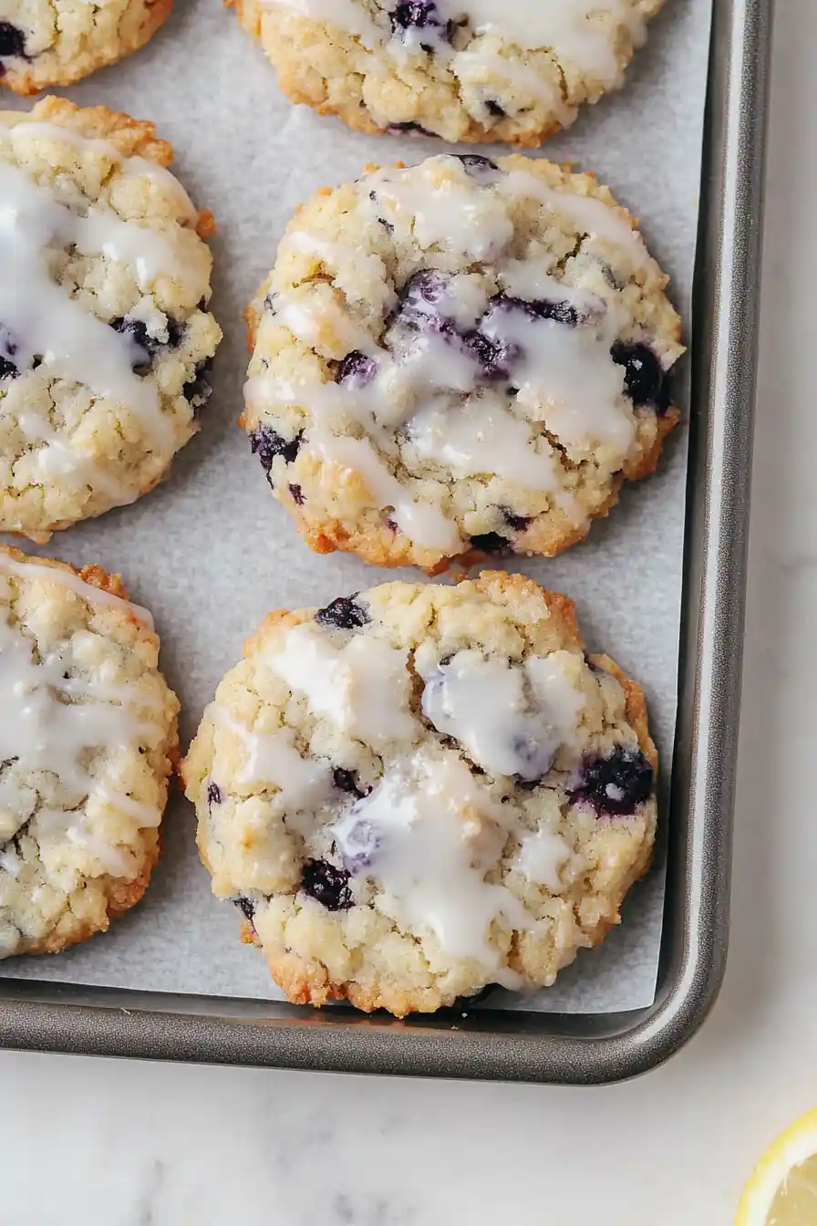 Healthy Gluten Free Blueberry Cookies