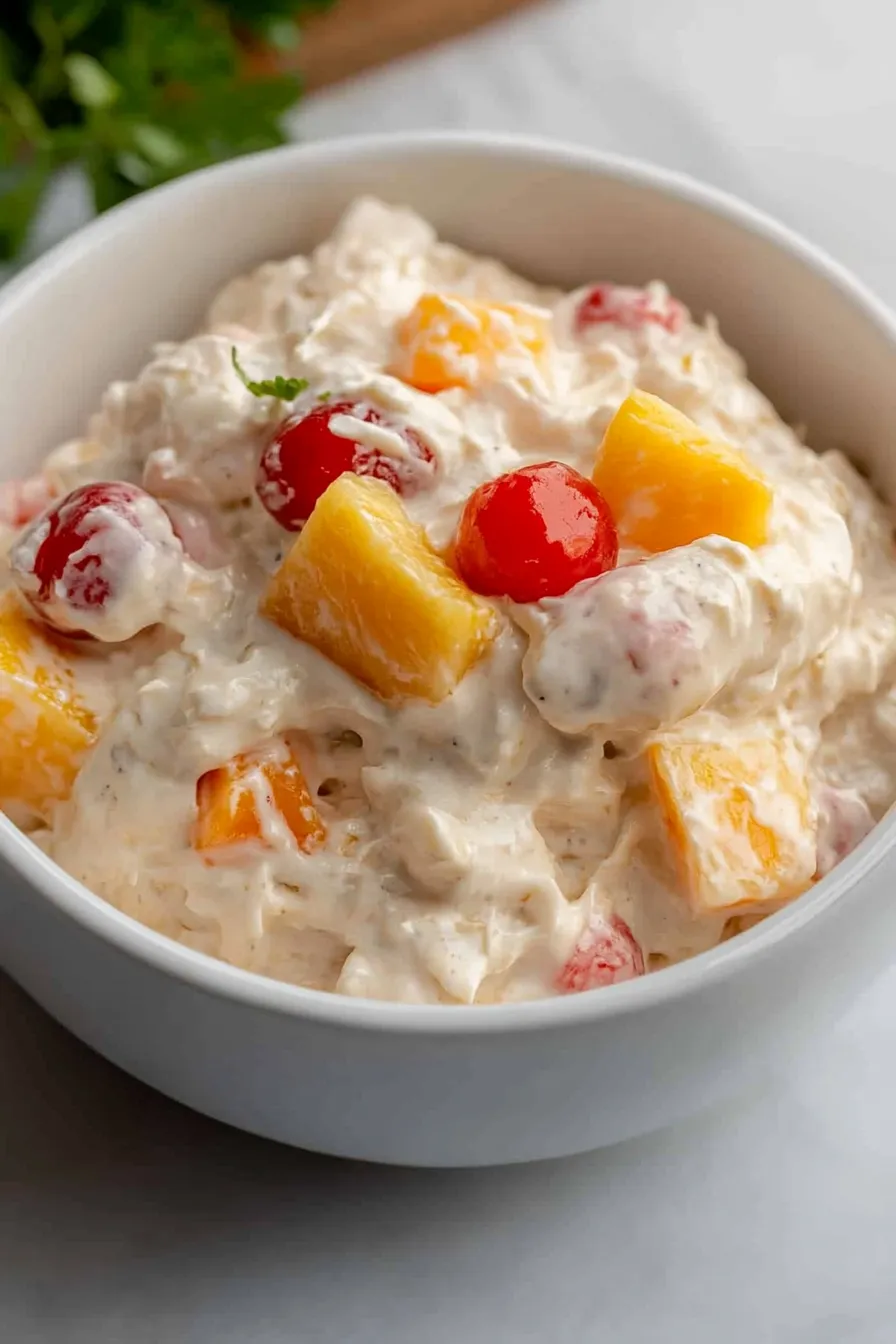 Delicious Cream Cheese Fruit Salad