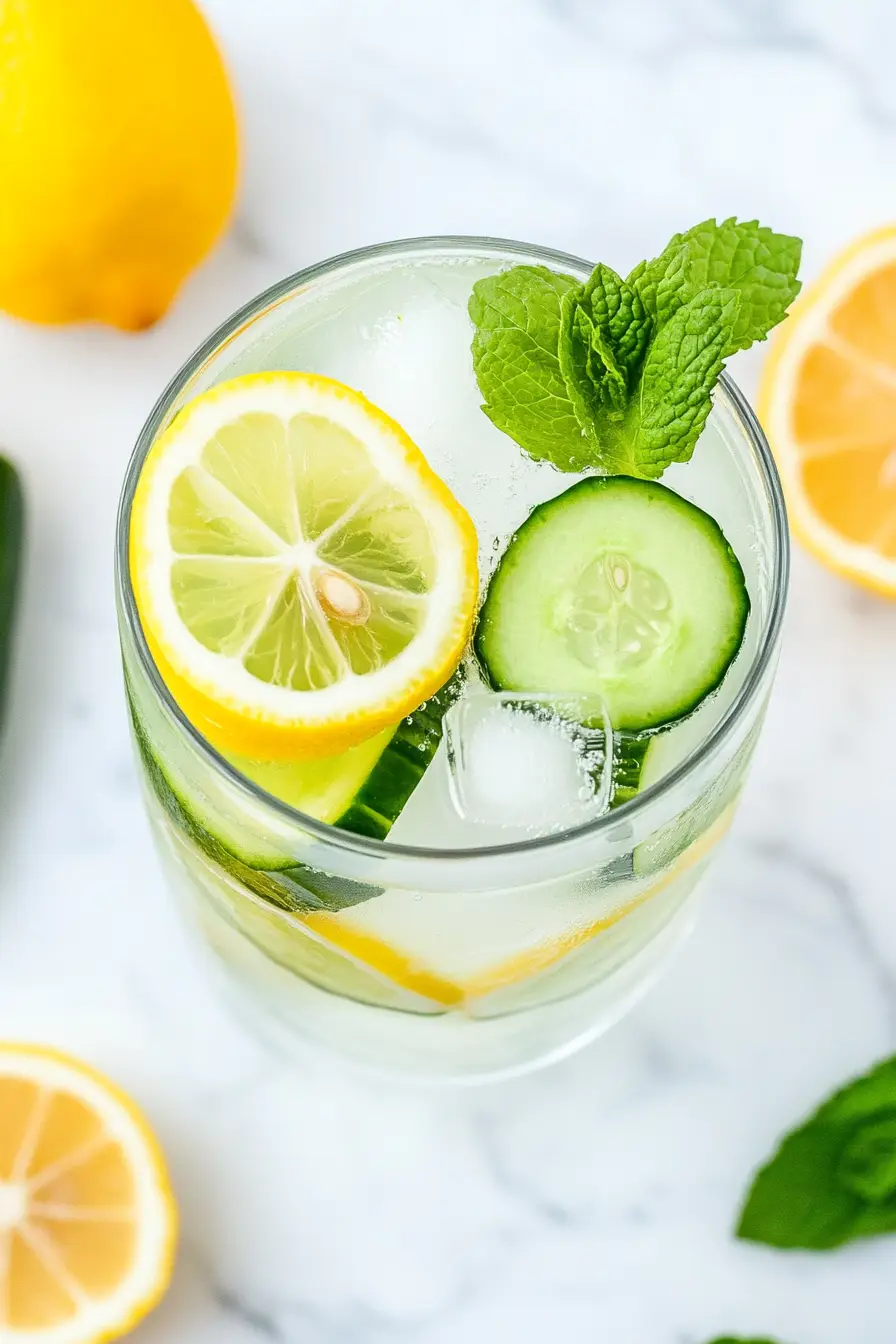Detox Cucumber Lemon Water