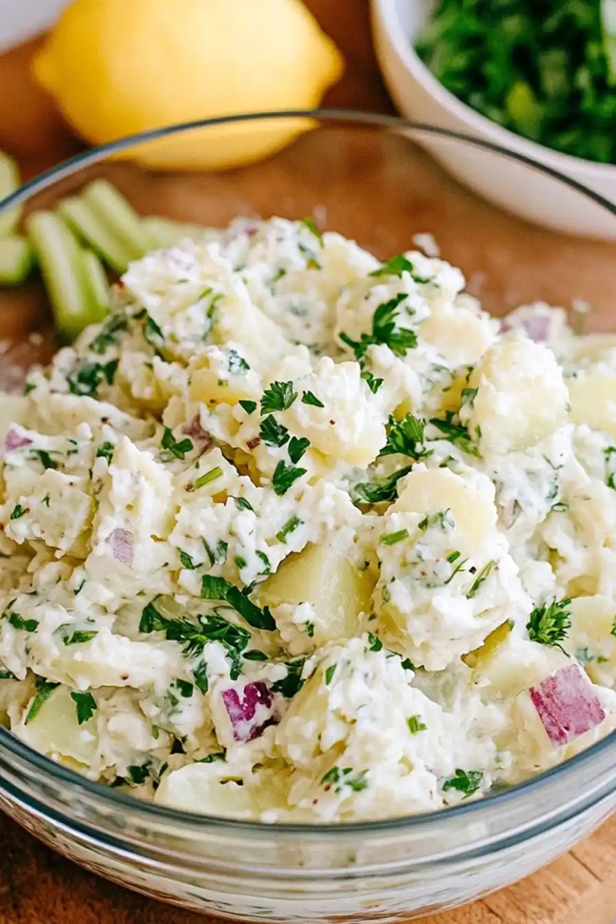 Easy Greek Yogurt Potato Salad