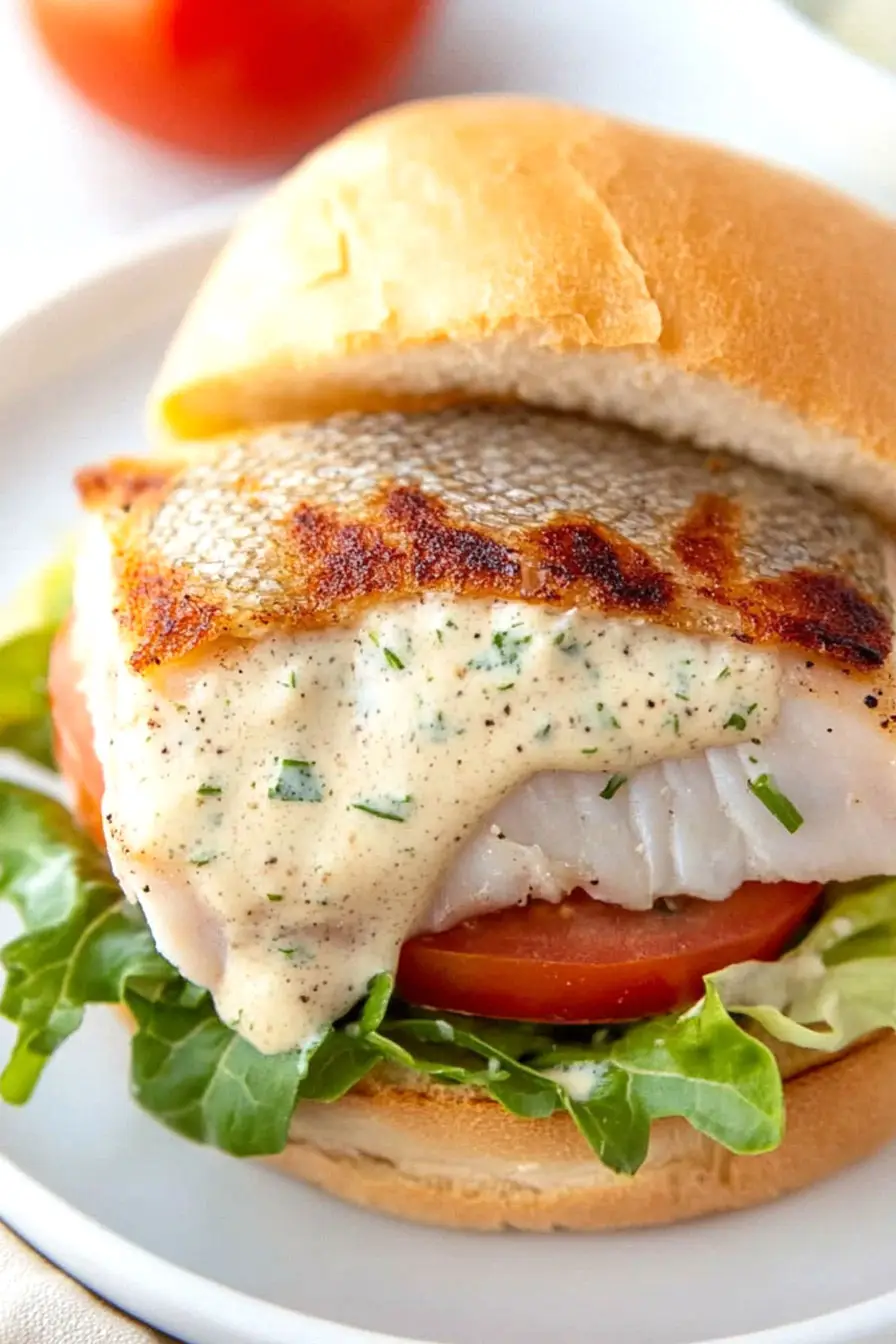 Healthy Mahi Mahi Sandwich