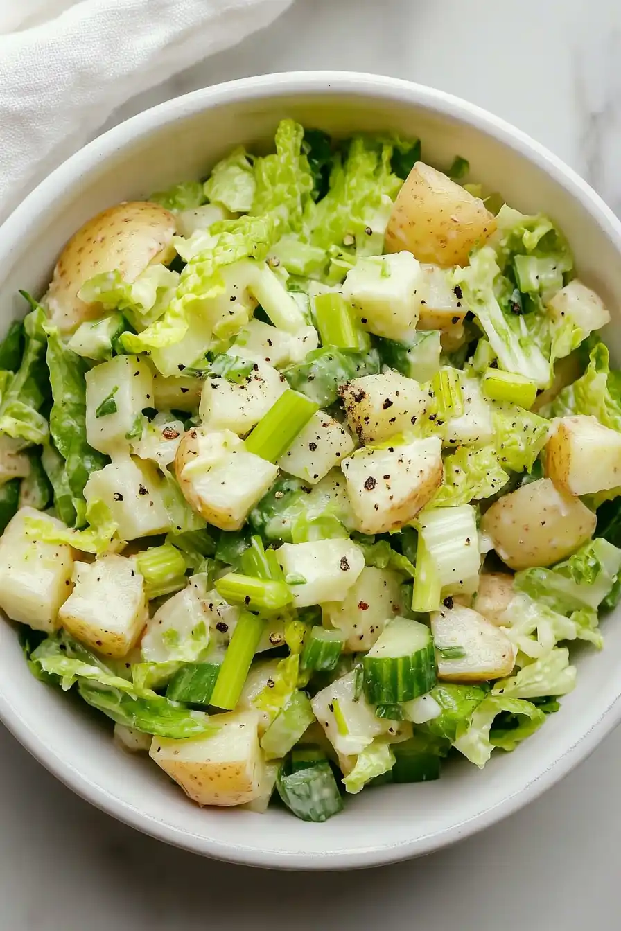 Flavorful Potato and Lettuce Salad