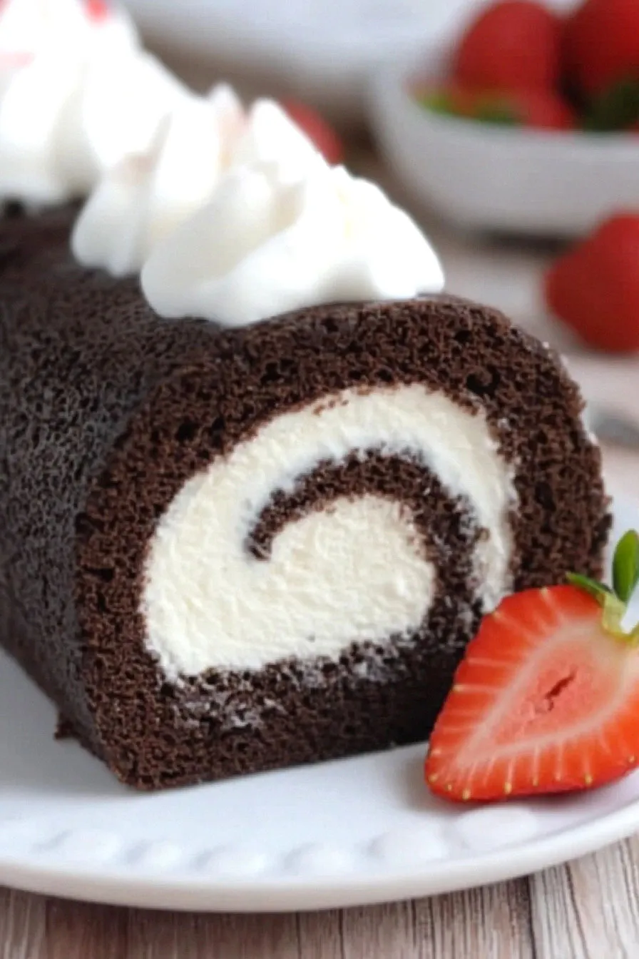 Quick Ice Cream Cake Roll