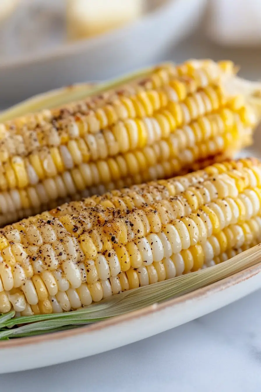 Perfectly Roasted Corn on the Cob in the Oven