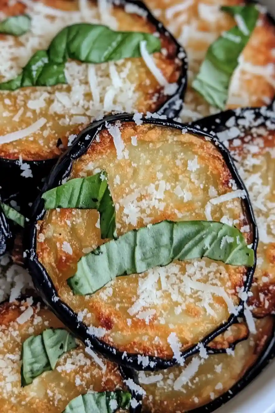 Juicy Japanese Eggplant Parmesan