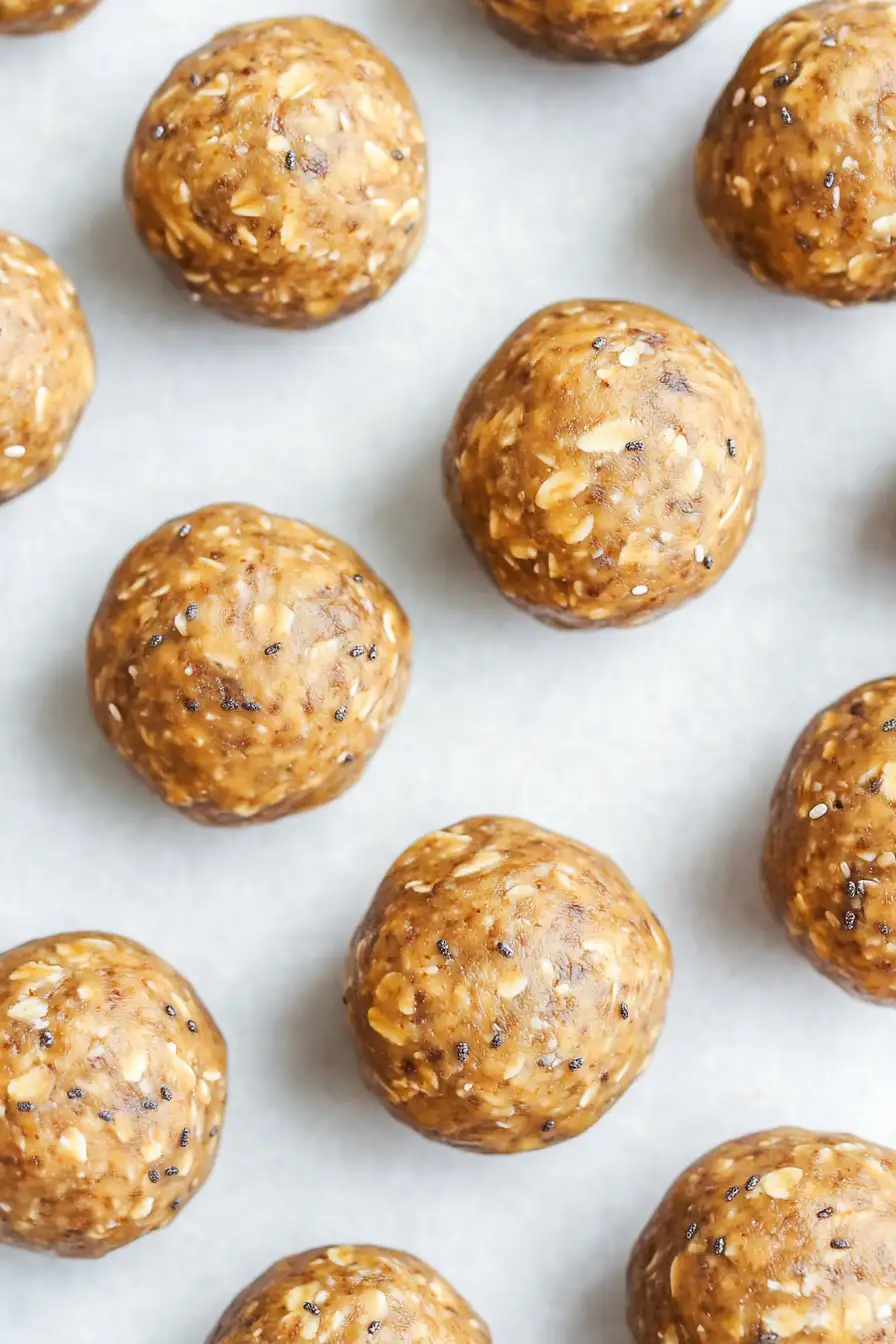Filling Peanut Butter Date Protein Balls
