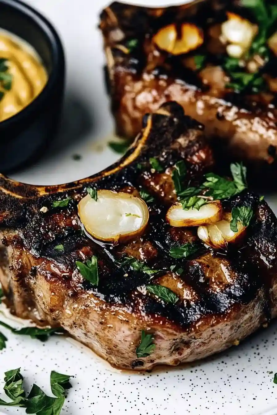 Quick Grilled Pork Bone-In Chops