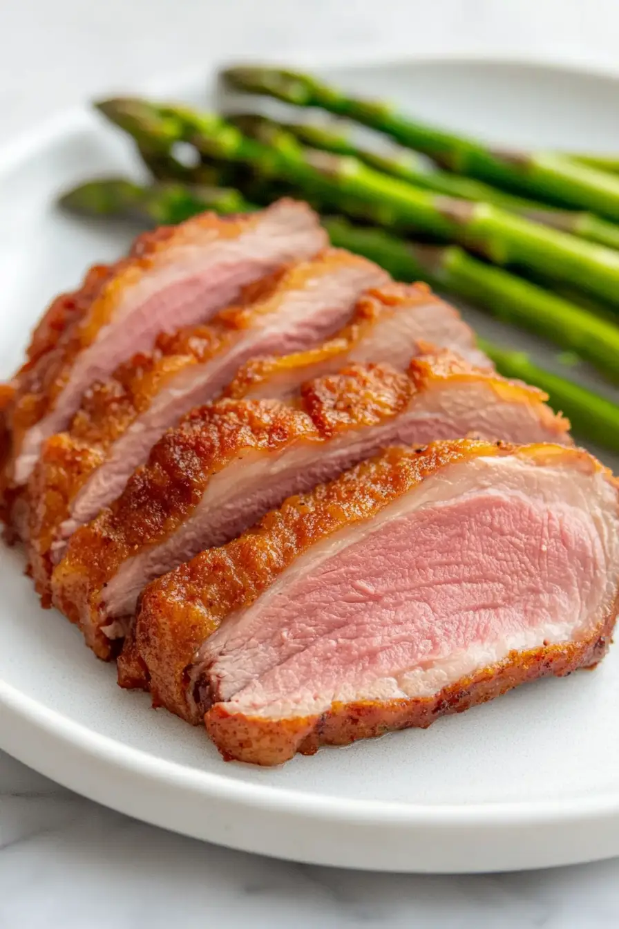 Herb-Seasoned Roasted Muscovy Duck