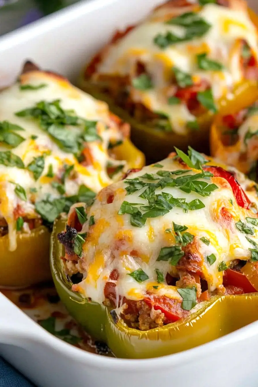 Best Ground Turkey Stuffed Bell Peppers