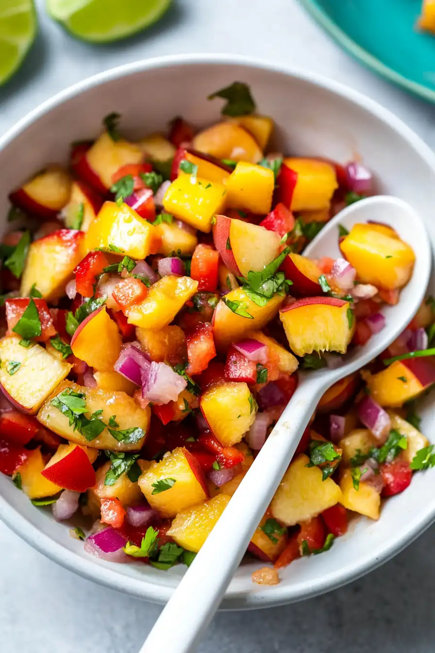 Spicy Peach Salsa