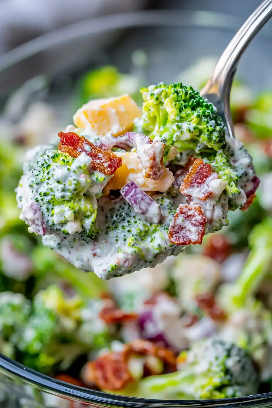Quick Broccoli Ranch Salad