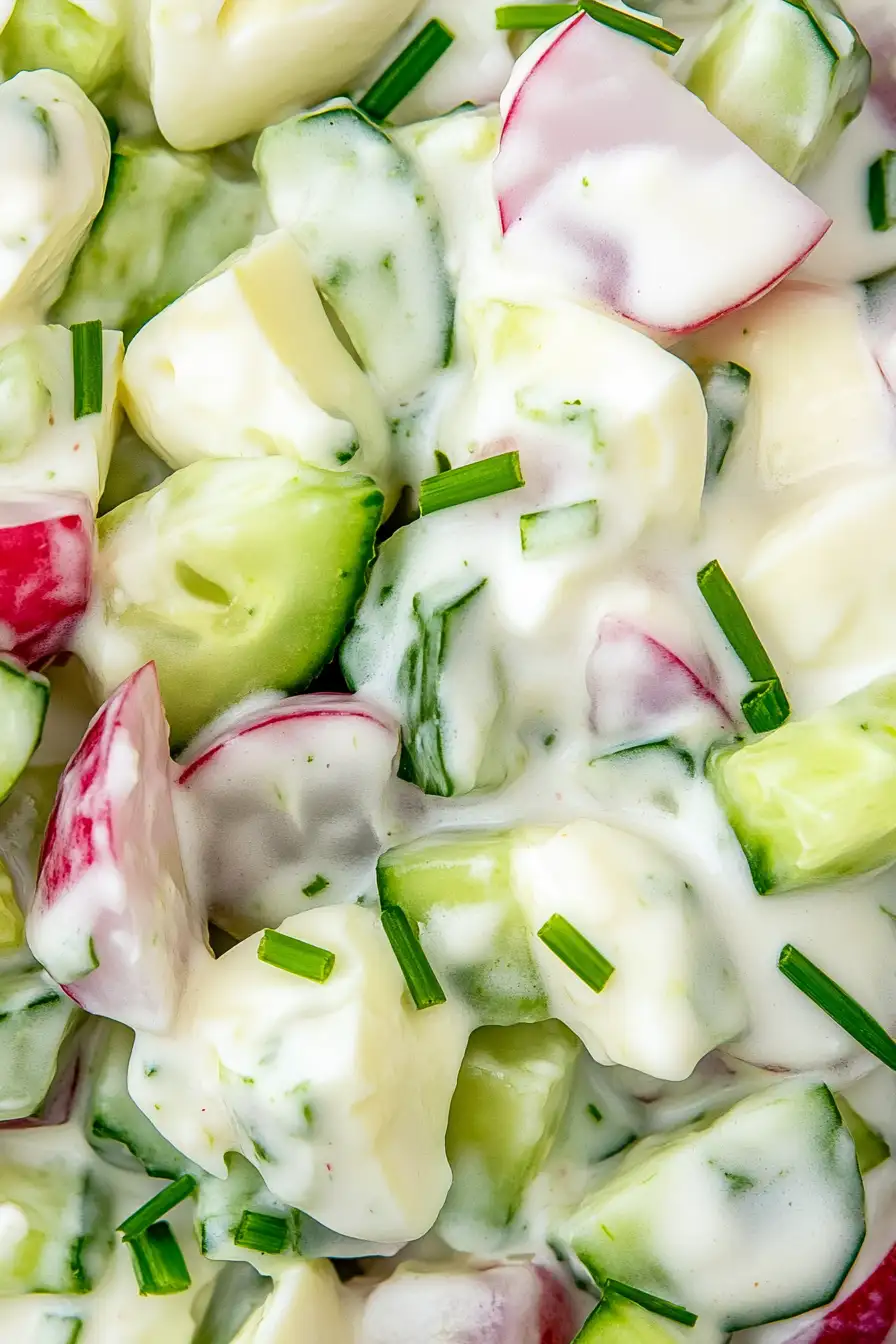 Flavorful Egg Cucumber Salad