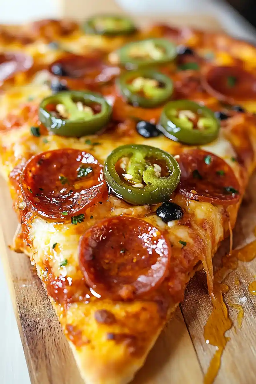 Delicious Hot Honey Flatbread Pizza