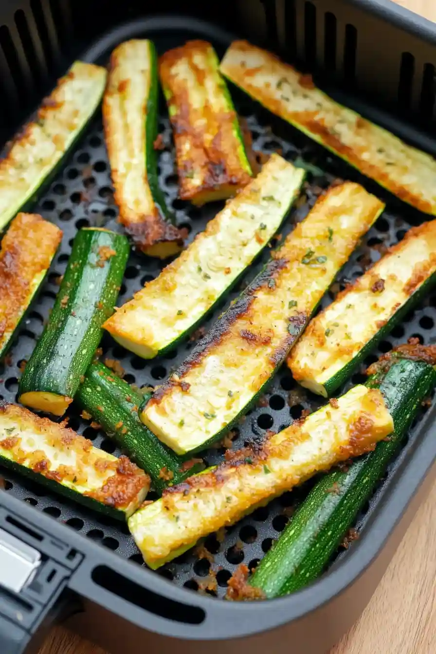 Simple Air Fryer Zucchini Fries No Breading