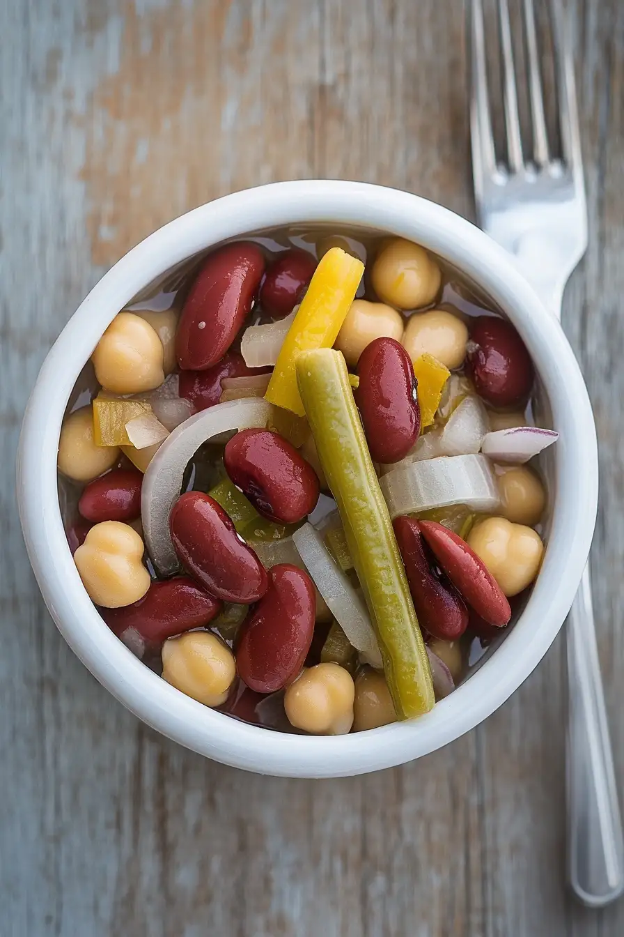 Quick and Easy Canning Three Bean Salad