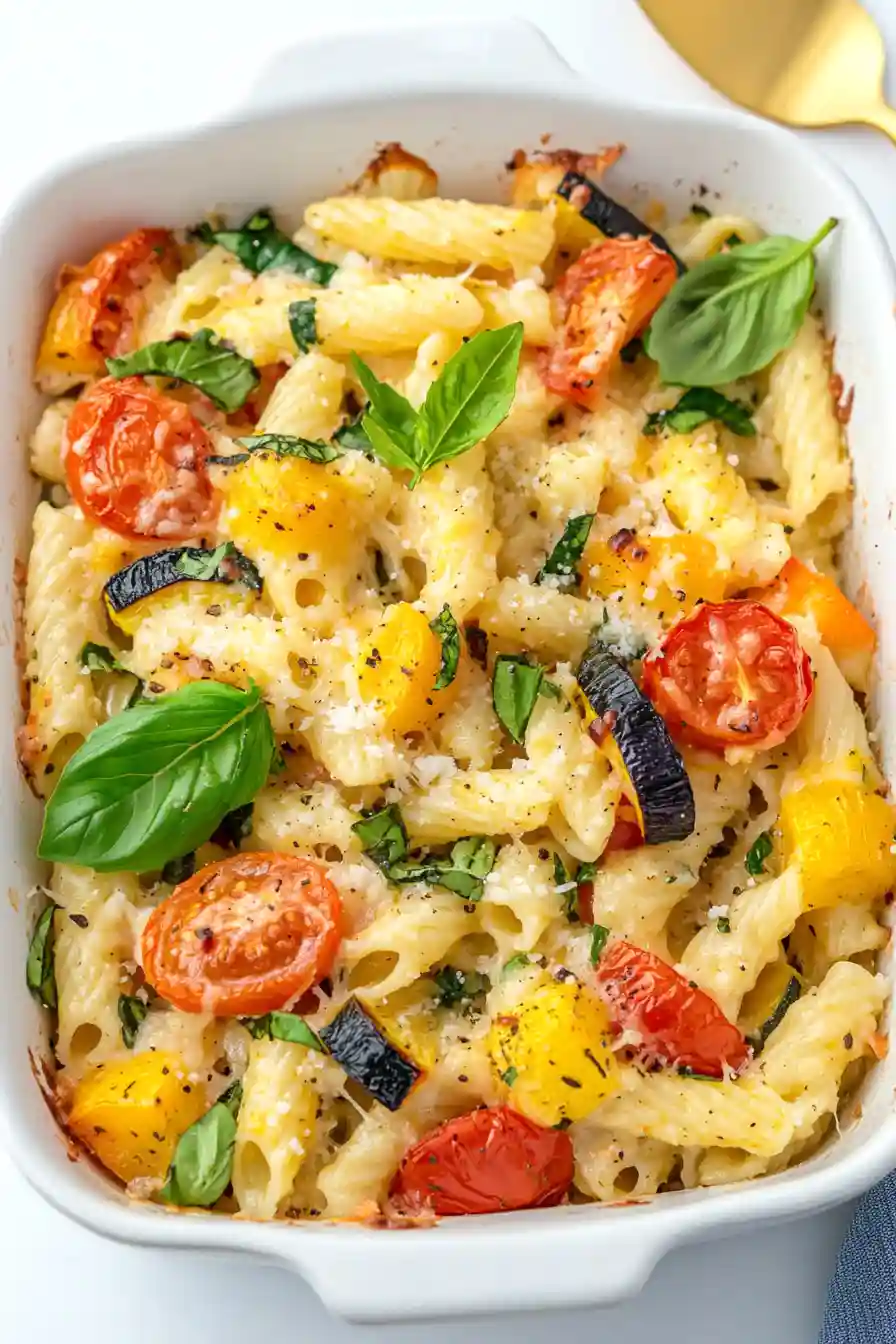 Best Baked Feta Pasta with Vegetables