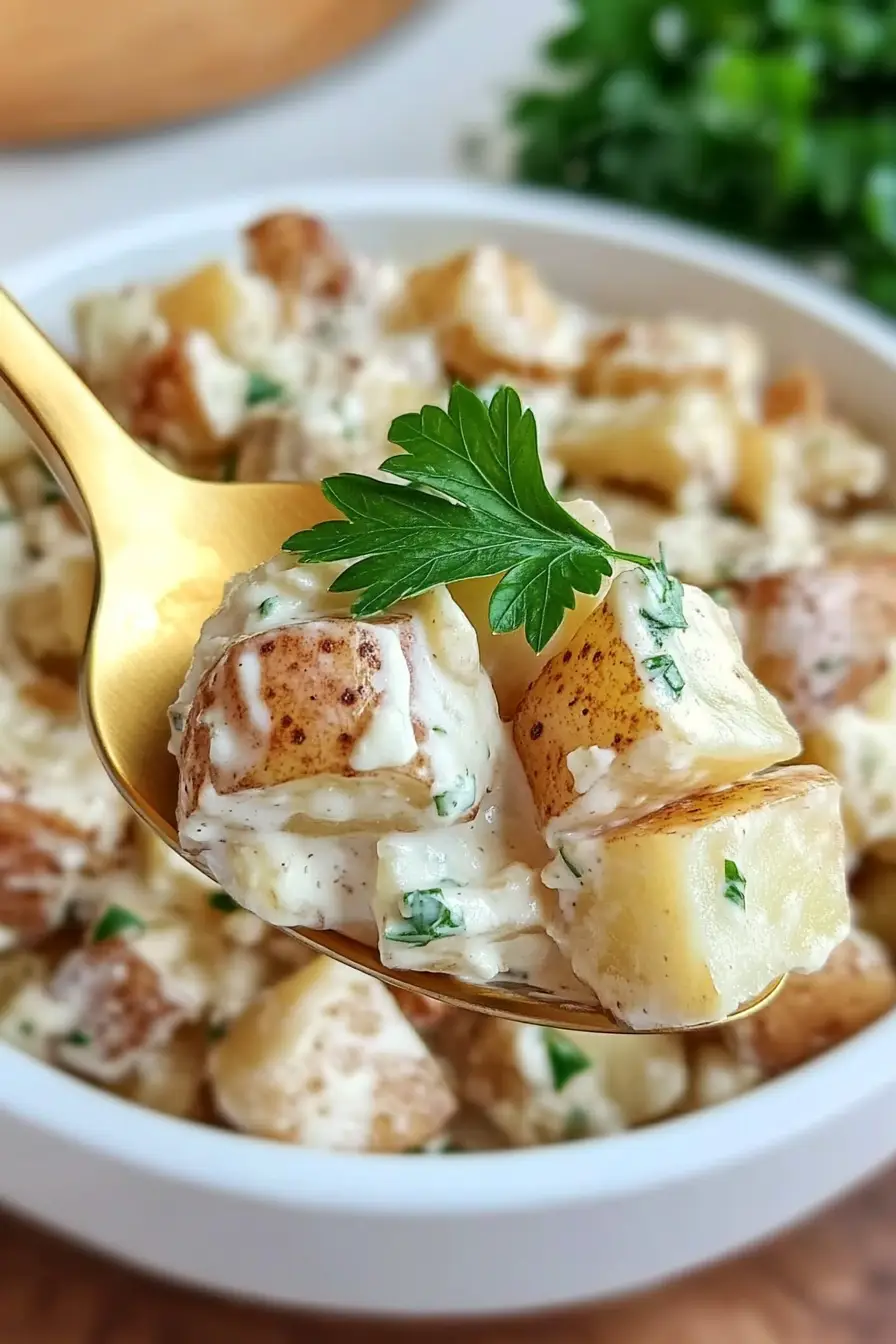Savory Air Fryer Potato Salad
