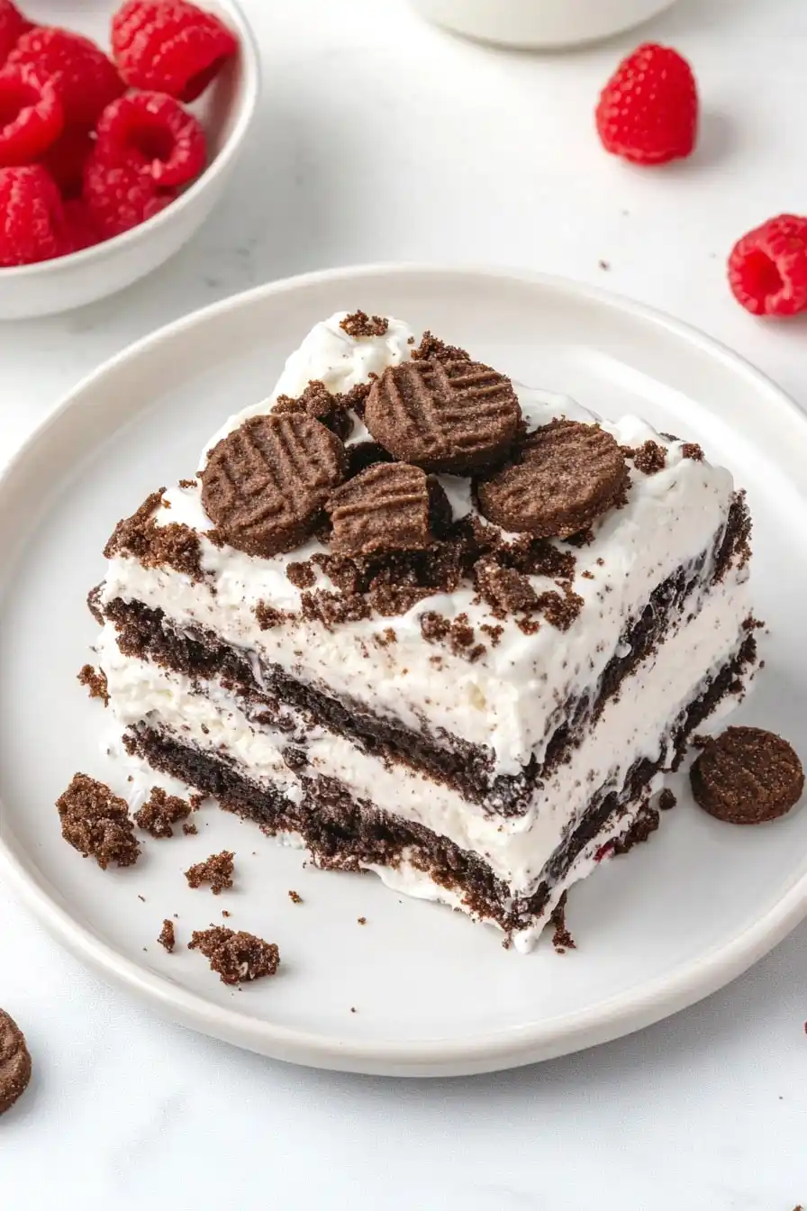 Chocolate Ice Cream Sandwich Cake
