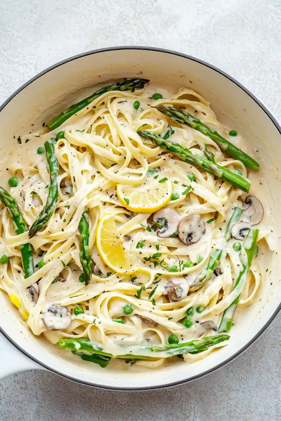 Tasty Vegan Lemon Asparagus Pasta