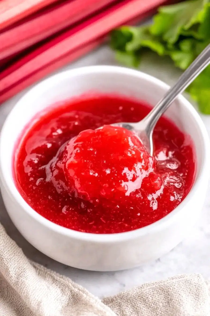 Healthy Rhubarb Jam Without Pectin
