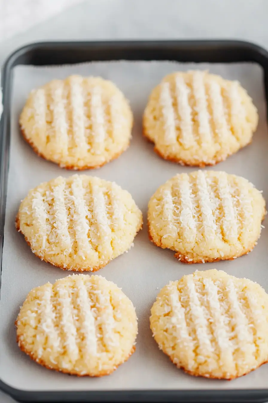 Delicious Condensed Milk Coconut Cookies
