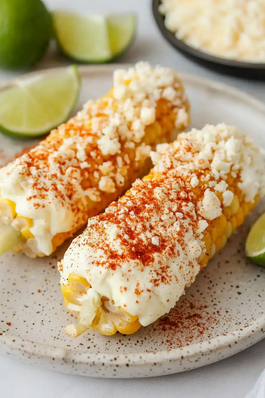 Spicy Street Corn with Tajin