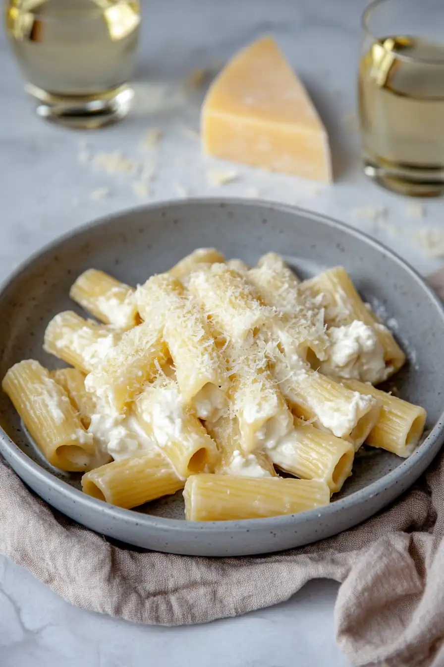 Juicy Ricotta Pasta with Veggies