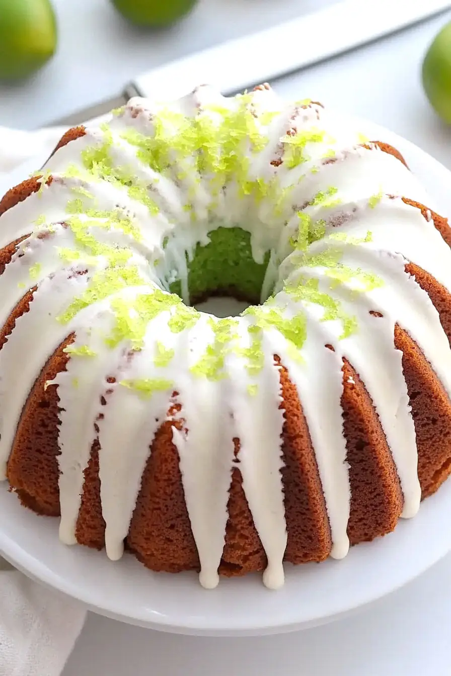 Sweet & Tangy Key Lime Bundt Cake