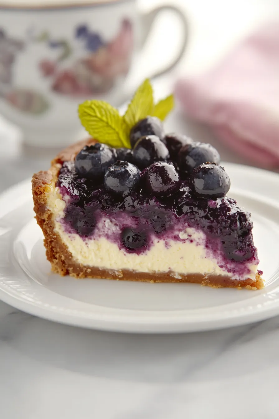 Tasty Blueberry Cheesecake