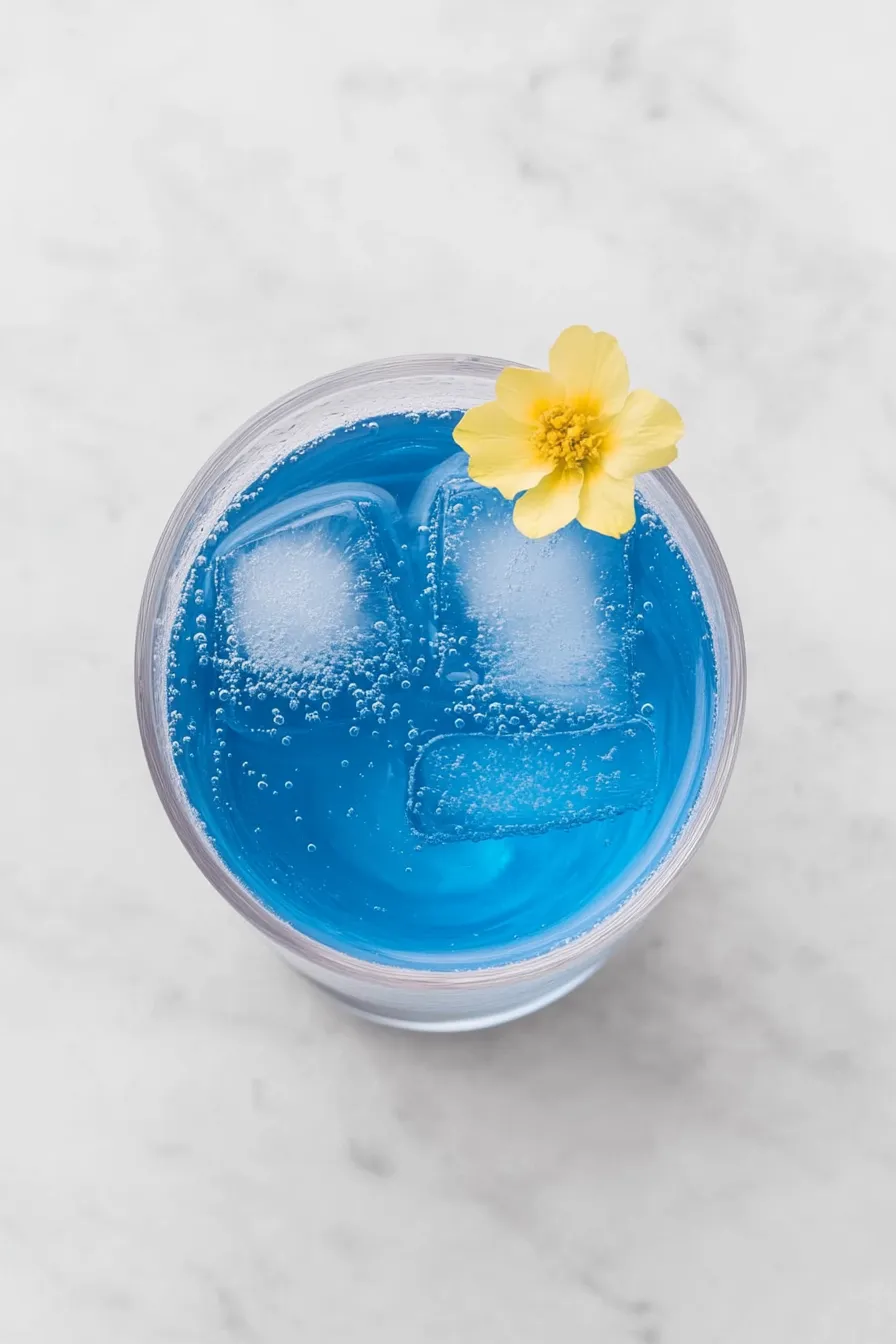 Refreshing Blue Gin and Tonic