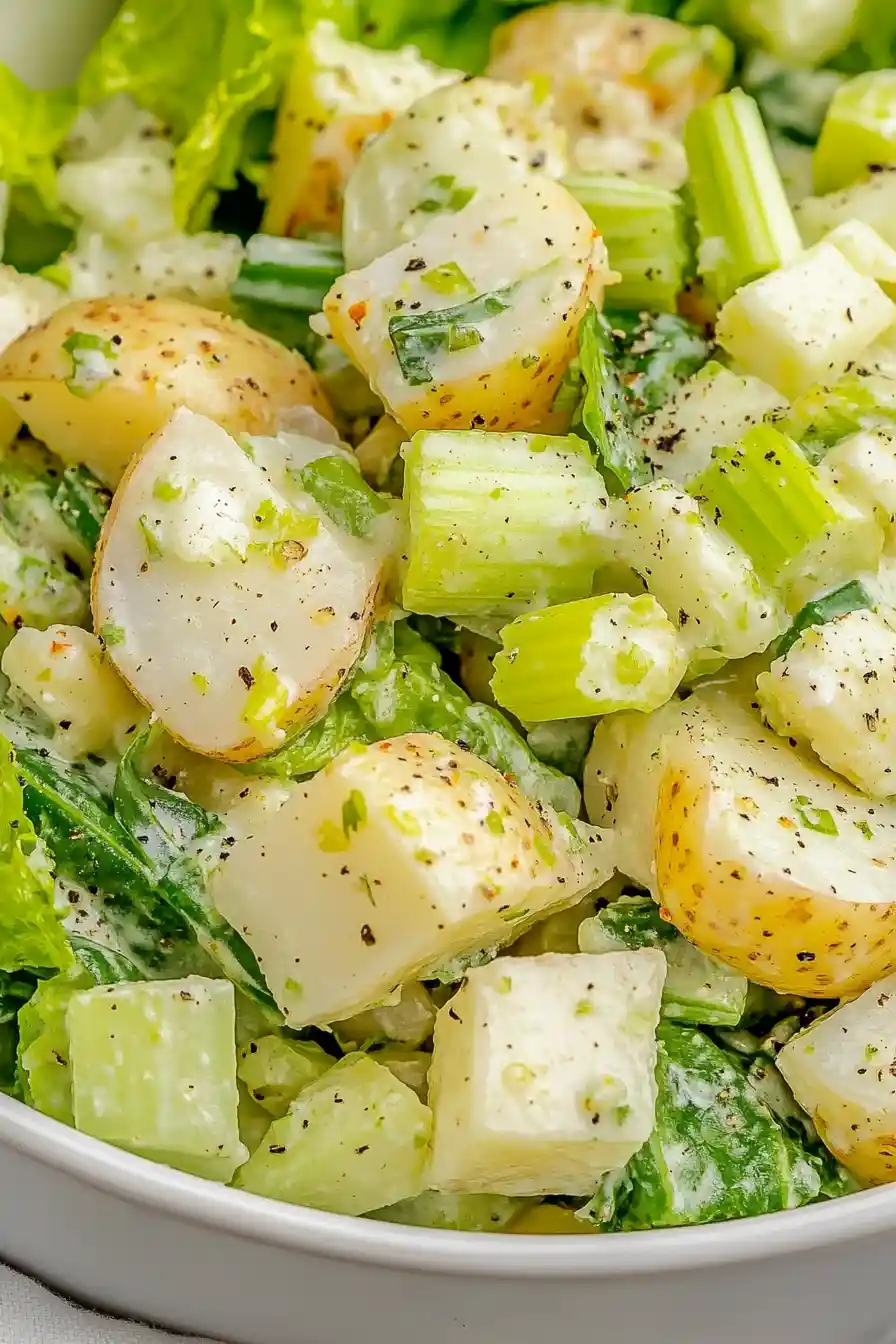Flavorful Potato and Lettuce Salad
